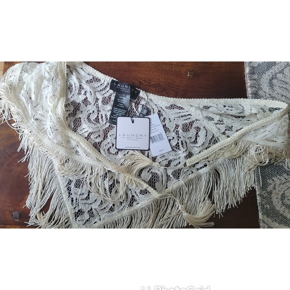 Laundry fringe scarf/wrap